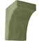 Ekena Millwork 5 1/4"W x 6"D x 8"H Clarksville Wood Vintage Decor Bracket, Restoration Green BKTWD05X06X08CVGR - alternate 1